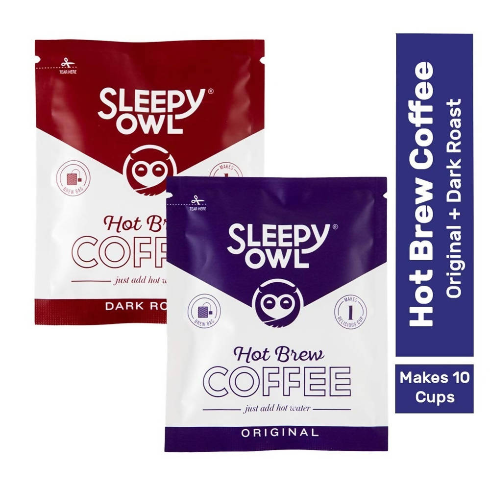 Sleepy Owl Hot Brew Coffee Combo - Combo Pack